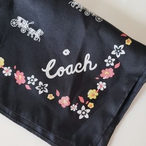 ❤Coach | Horse And Carriage Silk Bandana Scarf